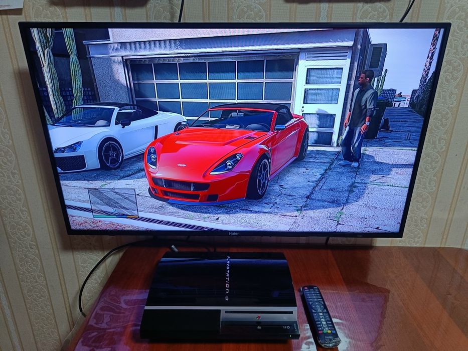 Sony ps3 + 150 игр + телевизор 43"