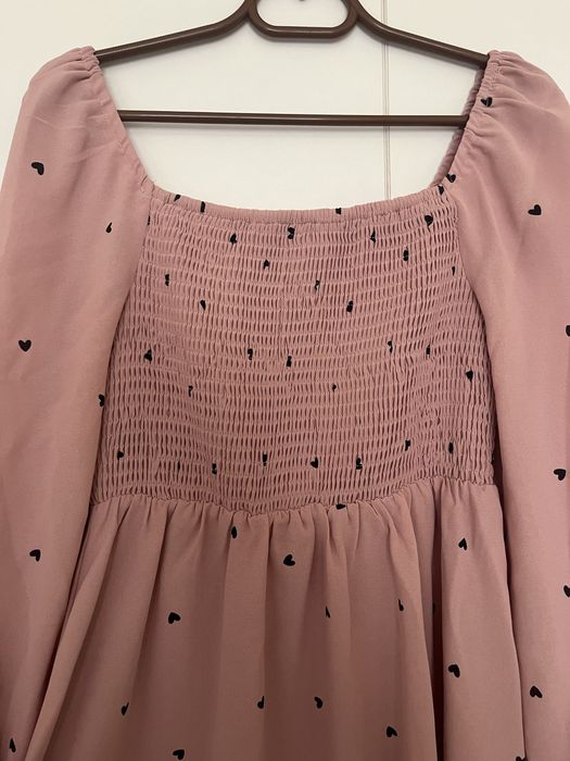 Рокля М размер в розово