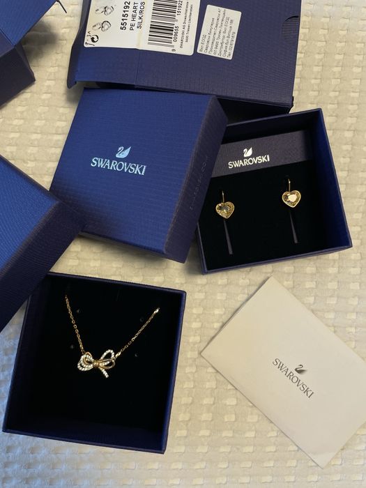 Swarovski колие и обици