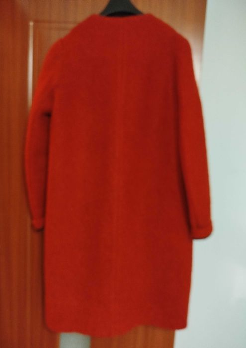 Червено палто ZARA Trafaluc –  размер L - XL