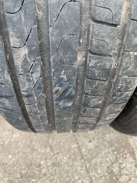 2 бр Летни Гуми Pirelli 235/55 R17 DOT 2821 грайфер 7мм ном 15