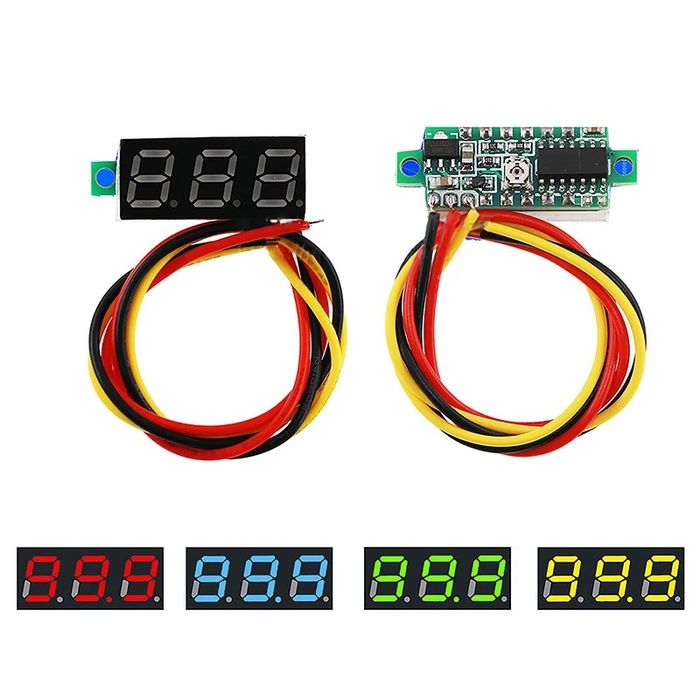 Voltmetru digital 0V-100V
Culoare: ROSU.
Curent de lucru Rata de