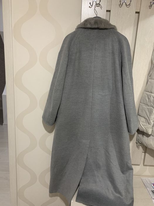 Пальто с норковым воротником