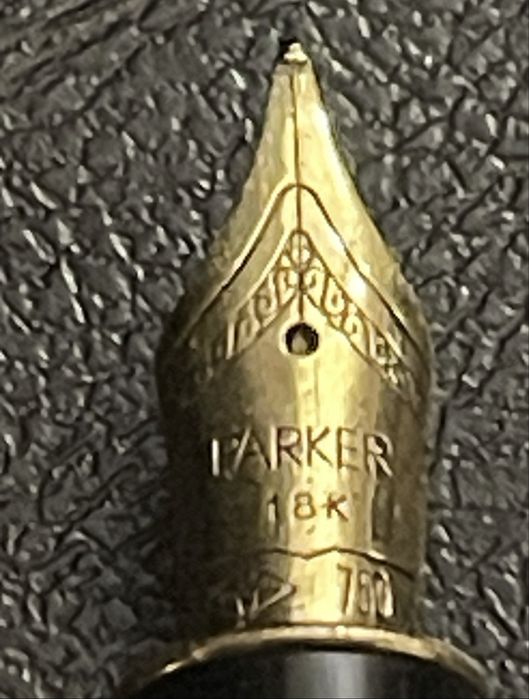 stilou PARKER Sonnet IN Rasina Marmura Verde - Aur Alb 18 Karate