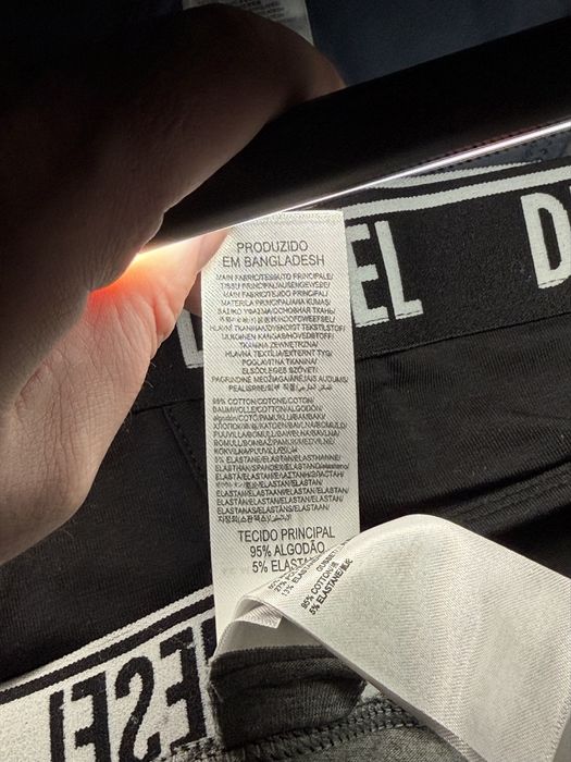 Diesel set 3 chiloti negru-bleumarin-grin marimea M noi originali