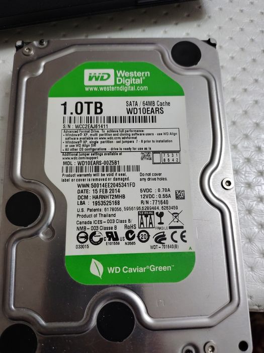 Продам терабайт жёсткий диск