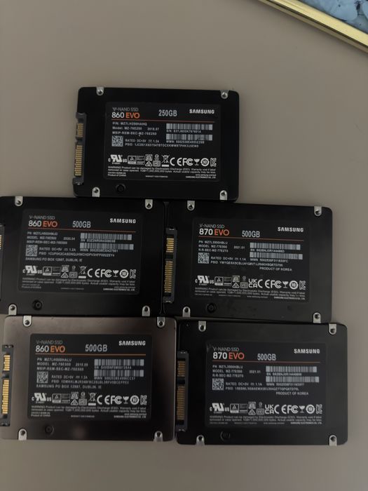 Vand SSD Samsung EVO 250/500