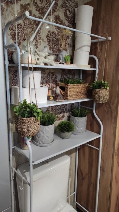 Стойка стеллаж над унитазом