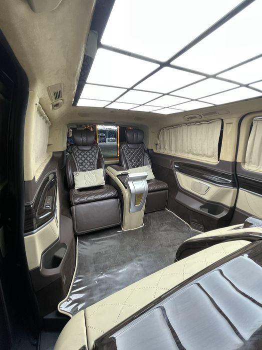 Мерседес VKlass ЭКСТРА ЛОНГ салон бизнес класс килинган