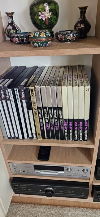 Benzi MAXELL originale pe 26.5 inregistrate si casete audio noi