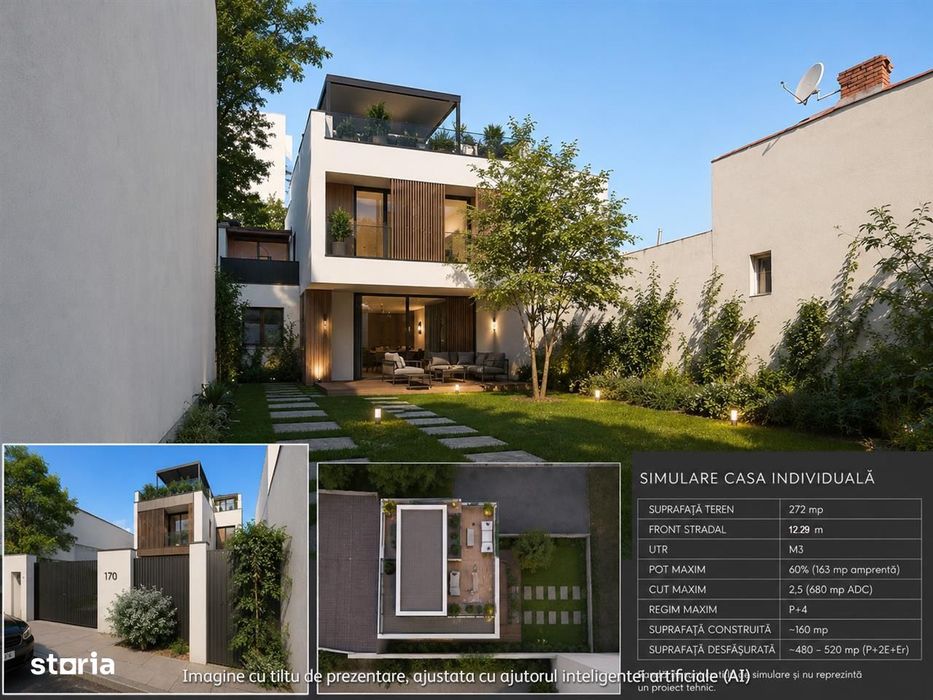 Teren Intravilan cu constructie, Strada Popa Nan, Sector 3 | 272mp