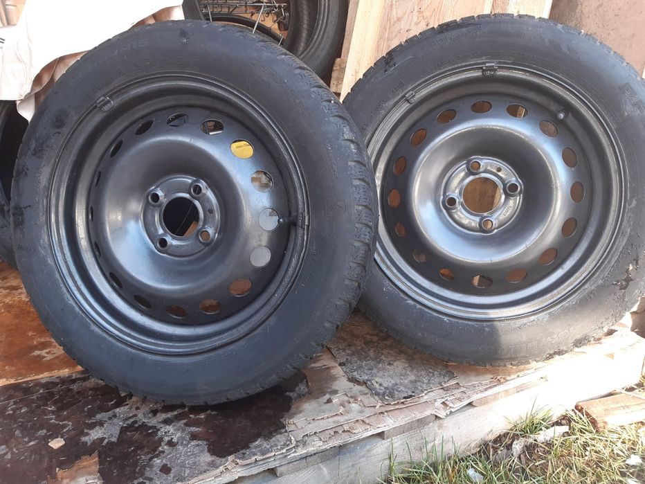 Roti tabla R 15, 4x100 ,2 buc.Anvelope iarna