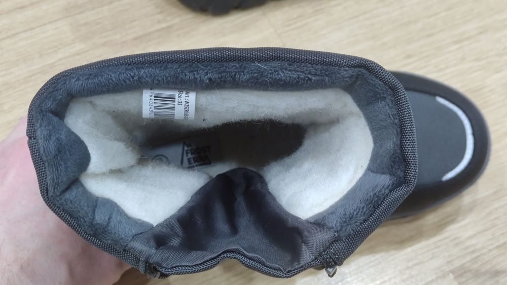 Сапоги зимние на мальчика 33 размер