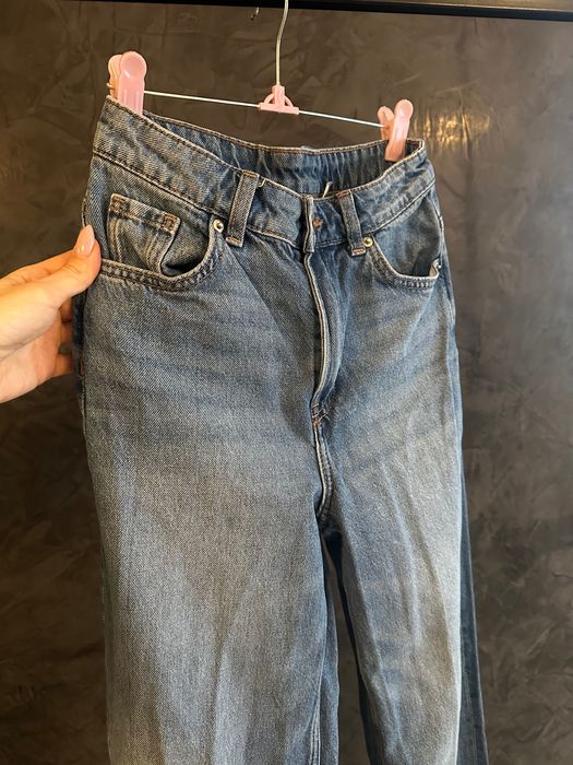 Дънки РАЗПРОДАЖБА 34 XS Zara H&M Answear Wide Leg Flare