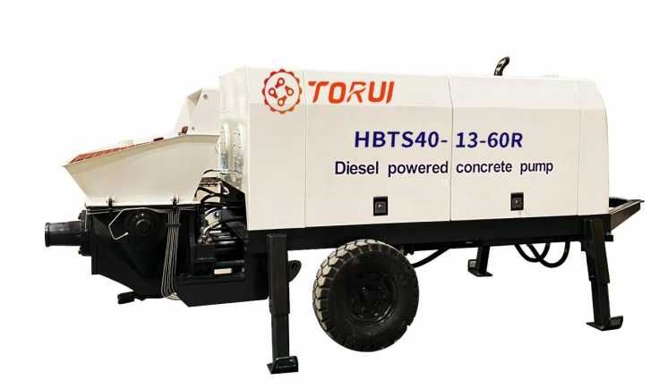 Дизелний бетон насос HBTS40-13-60R