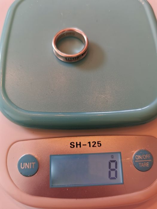 Inel,verighete Tiffany argint