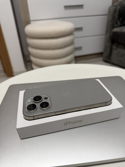Iphone 15 pro natural titanium !