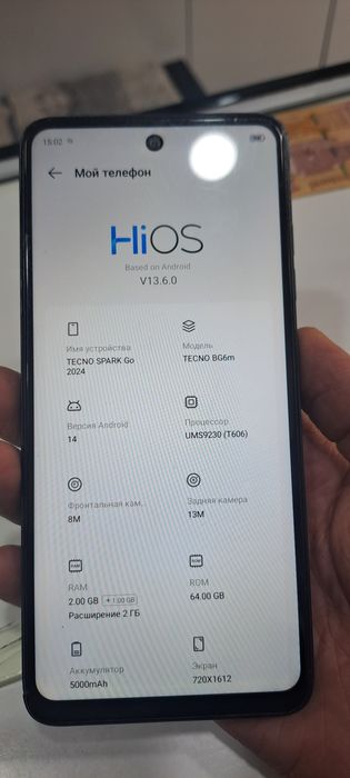 Tecno spark go. 2024.  2/64