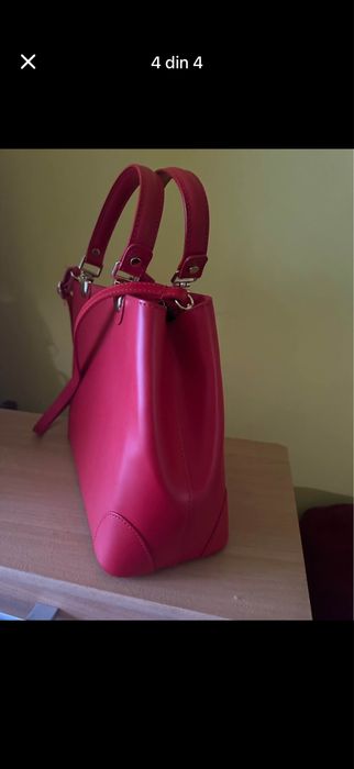 Geanta piele Diamanti eleganta, stare excelenta