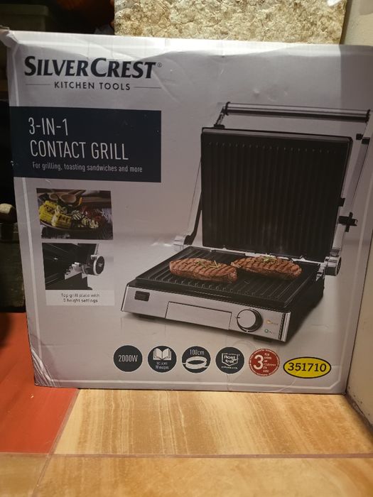 SilverCrest 3 in 1 Grill Grătar electric