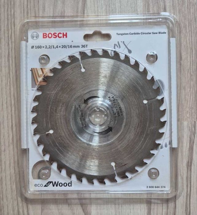 Диск за циркуляр Bosch 160x2.2/1.4x20 36T