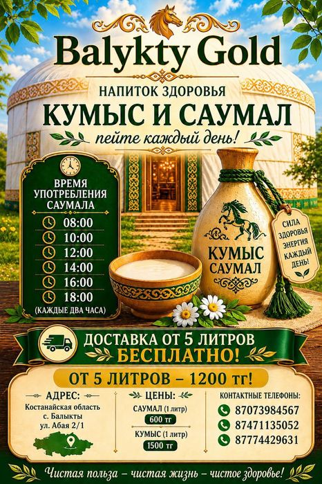 Продам наивкуснейший кымыз