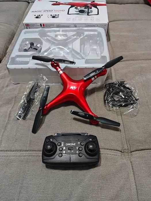 X52HD Dronă cu Cameră – Menținere Altitudine, Zbor de 20 Min