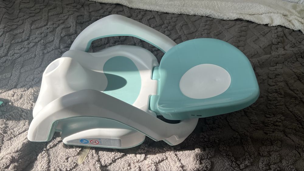 Scaunel de baie pt copii 2 in 1- salteluta noua pt cadita bonus