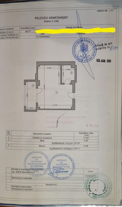 Garsoniera de vanzare in Militari Rezidence  Tineretului 85