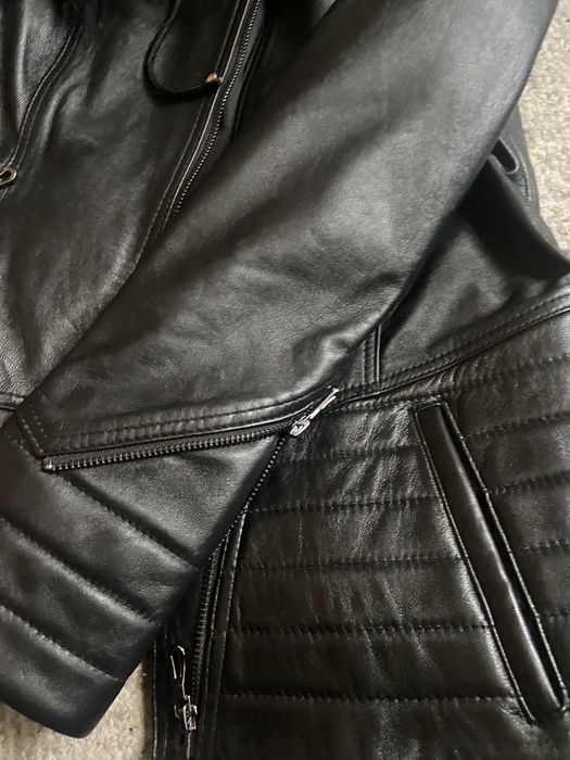 Дамско кожено яке ест.кожа S размер