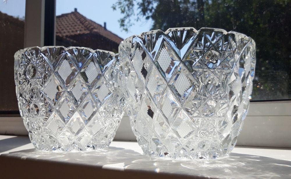Вазы хрустальные 2 шт.