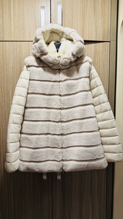 Geaca cu blana sintetica Motivi