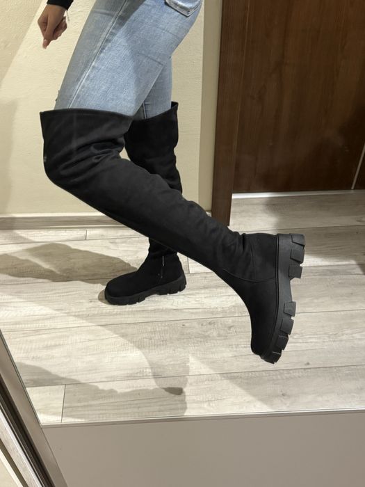 Велурени ботуши чизми