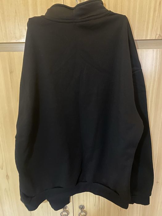 Черна мужка блуза с цип Shein