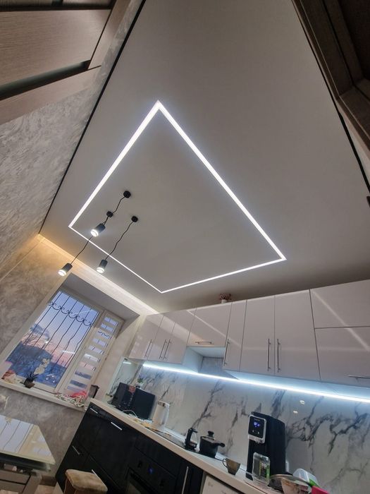 Натяжные потолки от 1500 тенге