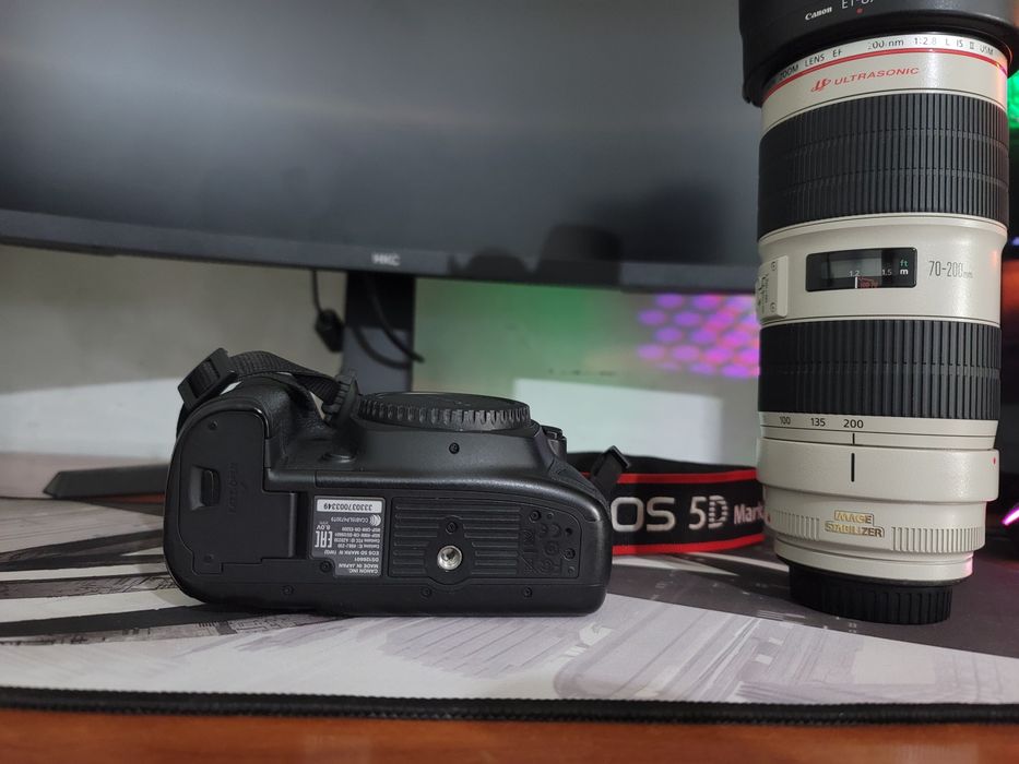 Canon Mark 4  70-200 mm  USM II   объектив билан состояние идеально