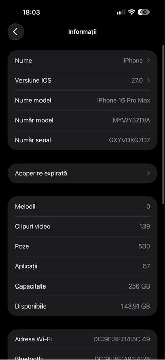 iPhone 16 Pro Max, Natural Titanium, 256GB