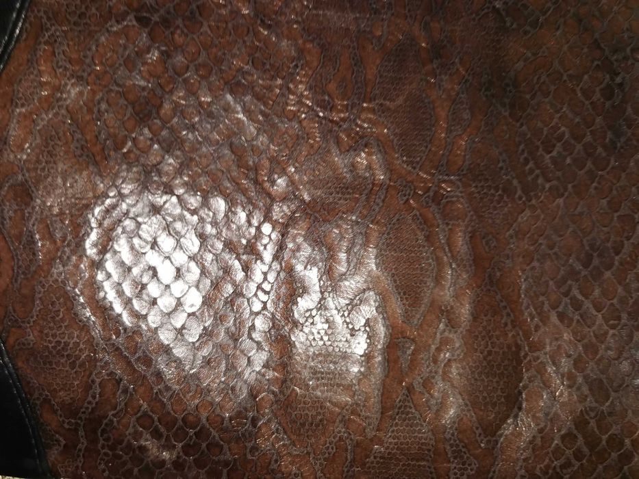 Geanta, clutch din piele naturala de șarpe