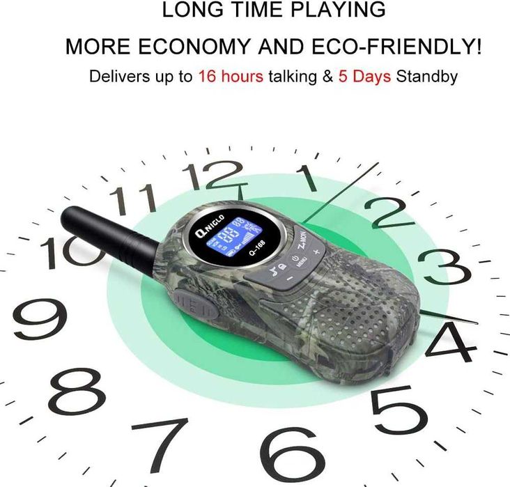 Комплект 3 бр. уоки-токи радиостанции (с дисплей) – различни дизайни