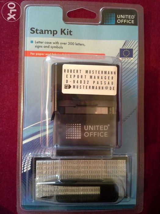 Stampilă universală personalizabilă birotica si textile NOUA, SIGILATA