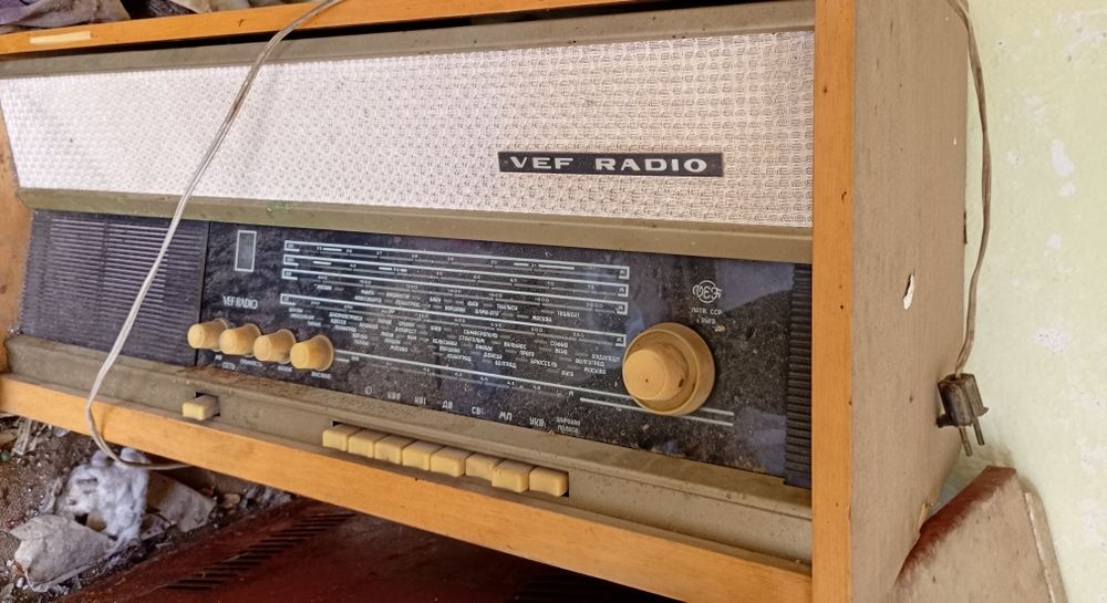 Ретро Веф радио.Vef radio