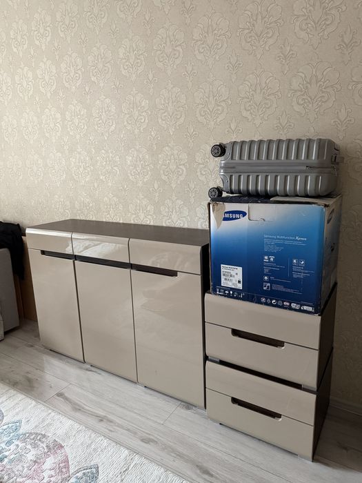Шкаф и комод и тумба вместе б/у