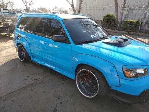 Обратный выдув Subaru Forester SF, SG
