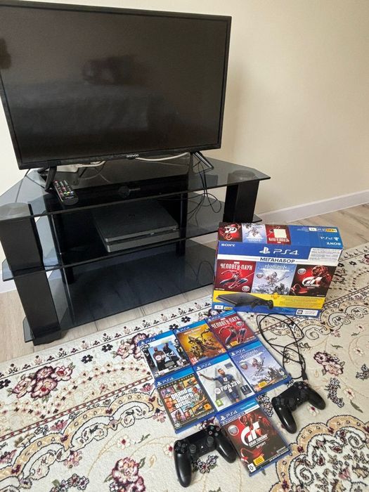 Playstation 4 1TB Полный Комплект