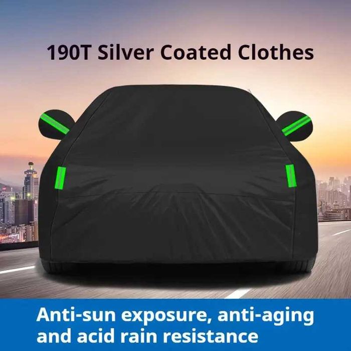 Prelata husa auto argintie Premium 3L 480x175x150cm Prelata husa masina autoturism neagra Oxford Premium S 415x160x150cm 110 lei, M 430x170x150cm