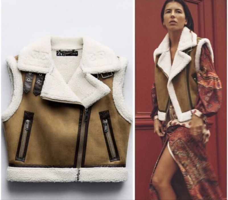 Елек с каракул Zara