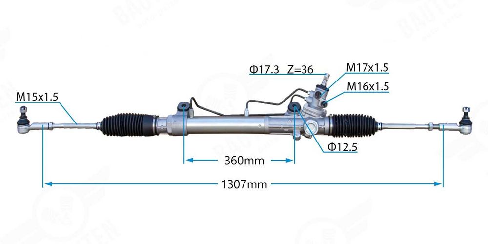Рулевая рейка на Subaru Forester