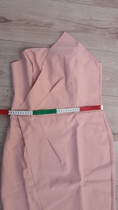 Rochie roz pudra fara bretele - marimea L