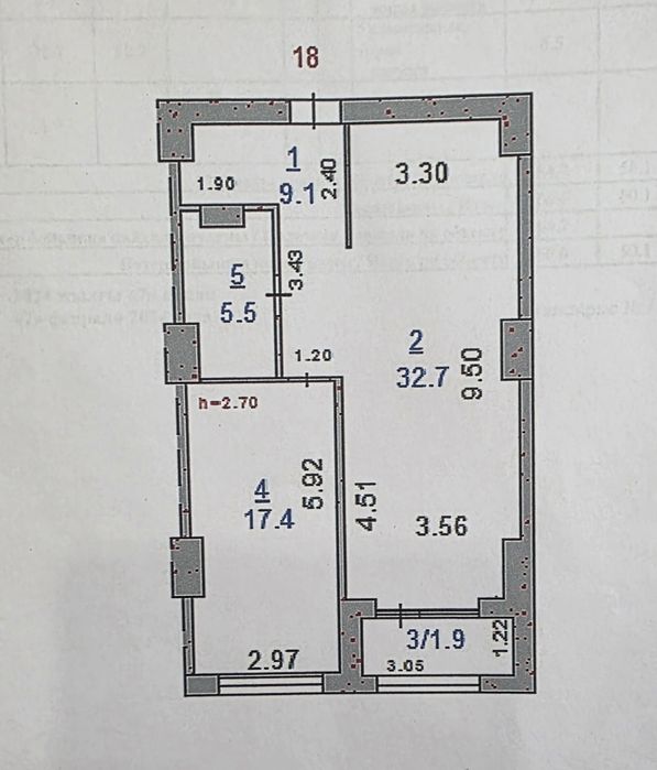 Продам квартиру евродвушка 66 кв.м.