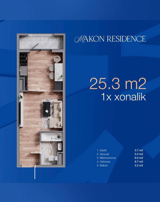 Новостройка 1х комнатная дом по цене автомобиля!Последняя квартира!